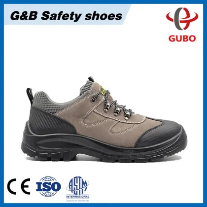 Brand Leather Metal Free Anti Static Fashionable Lightweight Safety Shoes S1P