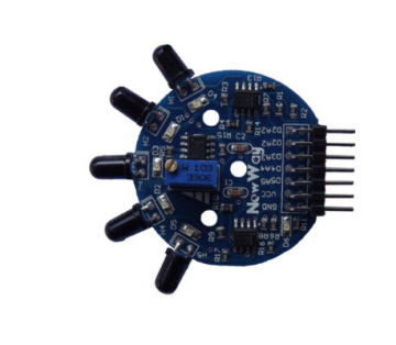 Fire-fighting Robot , Fire Alarm Arduino Module Five Ways Flame Sensor