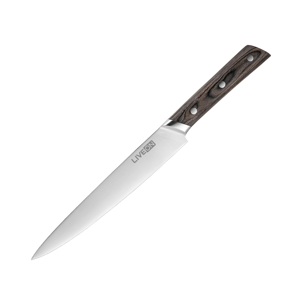 Cuchillo rebanador de acero inoxidable de 8 &#39;&#39;