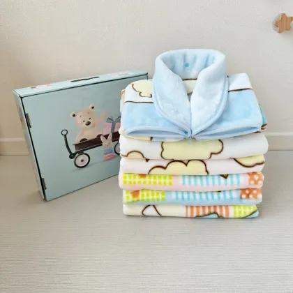 Super Soft Eskimo Rashcel Mink Baby Blanket - Wholesale 2024 Baby Bedding Product for Newborns