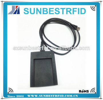 Desktop reader support 125khz and 13.56Mhz, USB and RS232 interface