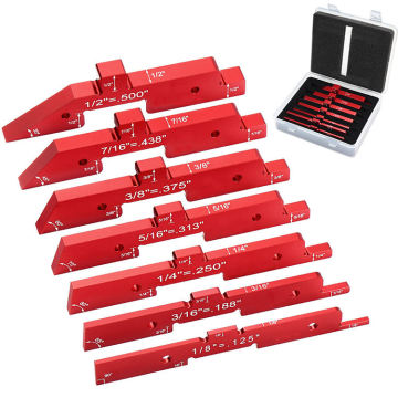 Precision Aluminum Setup Blocks & Bars Set for Router Table and Height Gauge