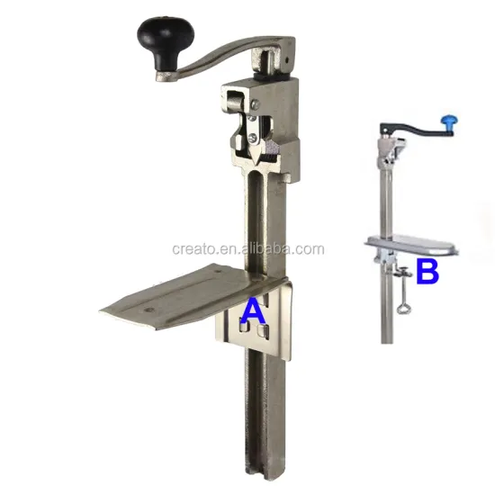 Commercial Cast Steel Manual Table-Top Can Opener: Your Reliable Kitchen Helper