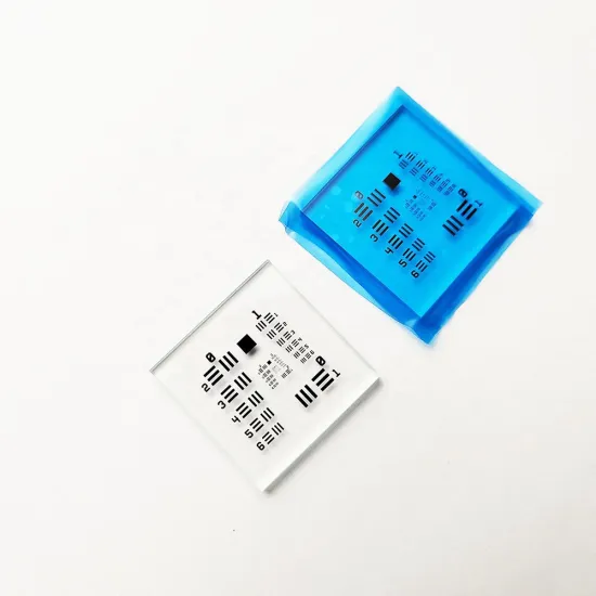 High Precision Camera Resolution Test Plate: Glass Resolution Chart for Microscope Tests