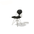 Replica Leather Eames Bikini Pad Wire Chair