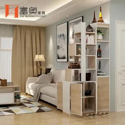 All Aluminum Living Room Divider Storage Cabinet