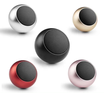 Mini LED berkualitas tinggi berlapis m3 super bass speaker bundar portabel untuk ponsel - ideal untuk olahraga outdoor