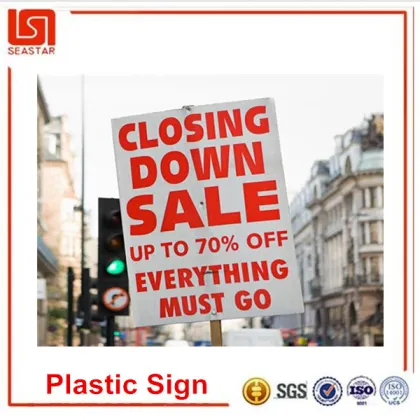 Professional custom unique coroplast signs