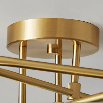 Custom Cooper Hanging Lighting for Home Decor - Ceiling Chandelier