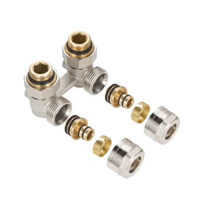 Brass Radiator H Valve for Radiant Floor Hydronic Heating - BJ36001-J