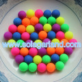 6/8/10 / 12MM Acrylic Round Rubber Coated Chunky No Hole Beads