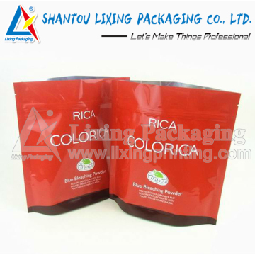 LIXING PACKAGING custom printed heat seal ldpe cup holder plastic bag