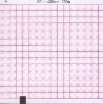 Three-Conduct Electrocardiograph Paper-90mmX90mm-200P(MAC-500)
