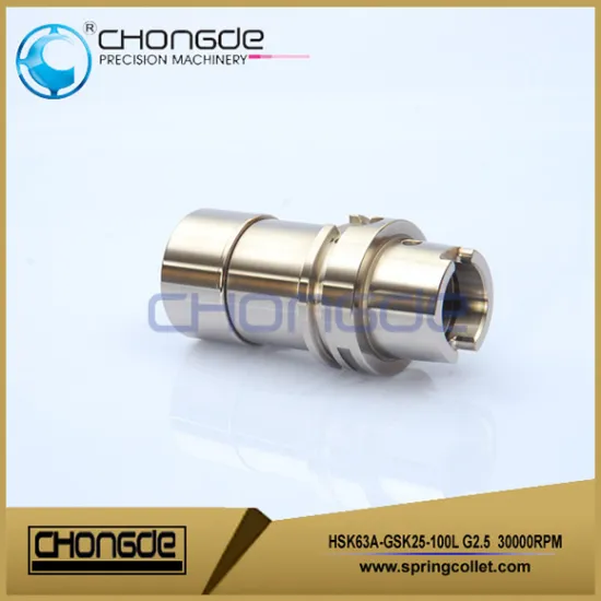 High Accuracy HSK63A-GSK25-100L tool holders
