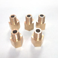 1 / 8npt feminino para 1 / 8bt adaptador de latão masculino