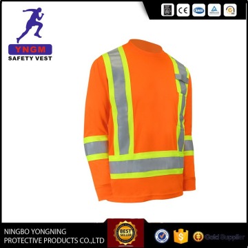 Custom-Made High Quality Factory Safety Reflective Pure Cotton T-Shirt Polo