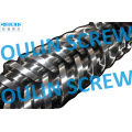 Liansu Lse95/191 Twin Conical Screw and Barrel for PVC WPC Spc Extrusion