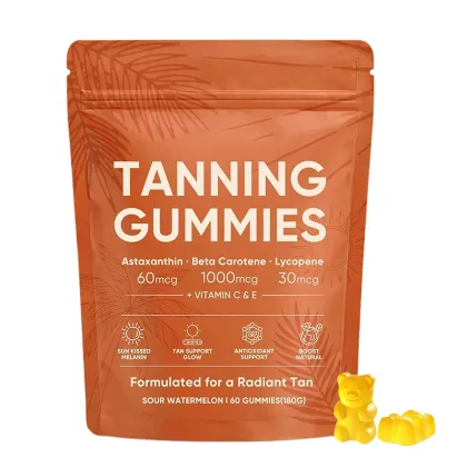 OEM Supplement Antioxidant Protect Skin Tanning Gummies