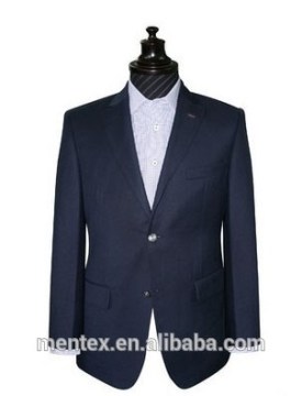 soild navy wool suit