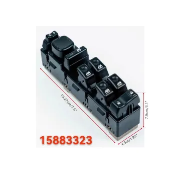 GMC Sierra 2003-2007 Front Driver Door Window Lifter Switch (Part Number 15883323 /15883318 15883319 15883320)