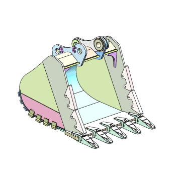 Изготовленный на заказ ковш экскаватора 40 тонн для инфраструктурных проектов
