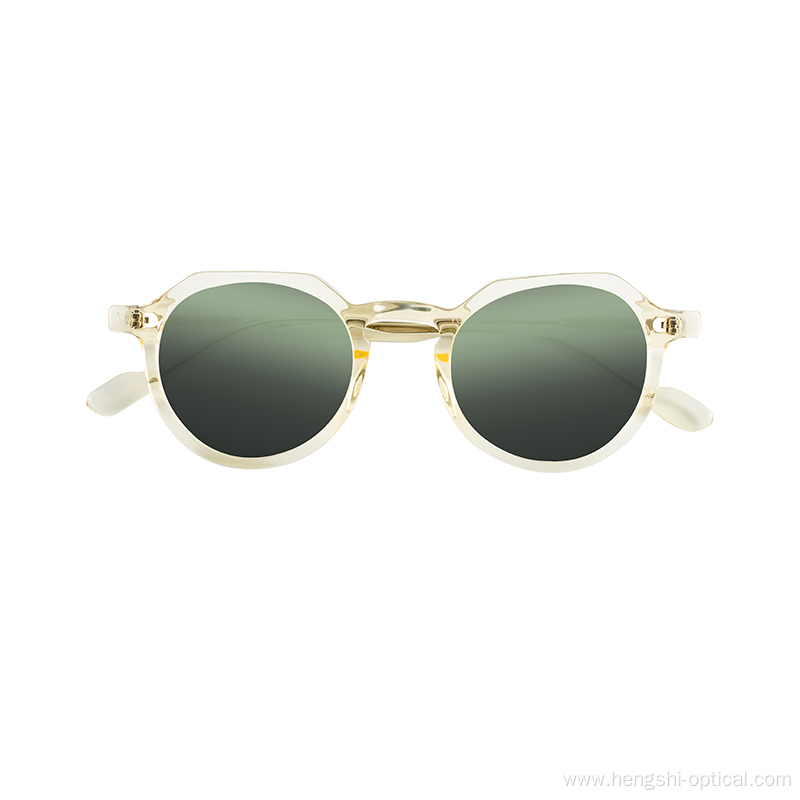 High Quality Handmade CR-39 Acetate Frame Sunglasses For Men And Women