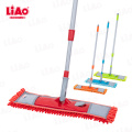 A130064 LiAo 40CM Chenille Microfibra Flat Mop Limpador de piso telescópico ajustável