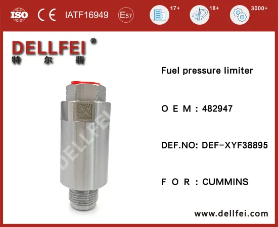CUMMINS Engine Fuel Manifold Pressure Relief Valve 482947