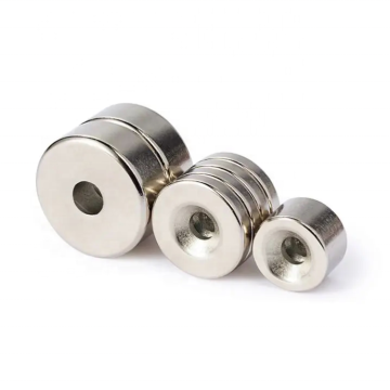 Custom Strong Neodymium N35-N52 Countersunk Magnets with Rare Earth Materials - Good Price and Quick Delivery