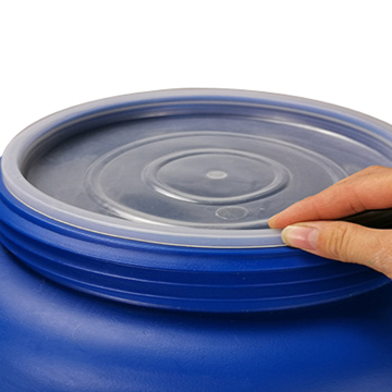 13 Gallon Blue Plastic Bucket with Large Diameter and Thread