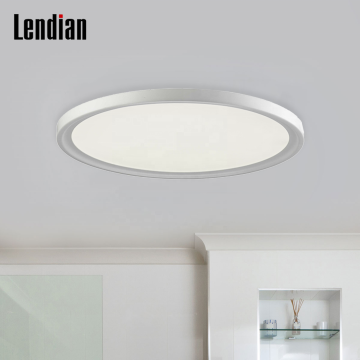 Lendian Newest Cold Lamp Ceiling Lights: Square and Round Black/White LED Panel Lights (24W)