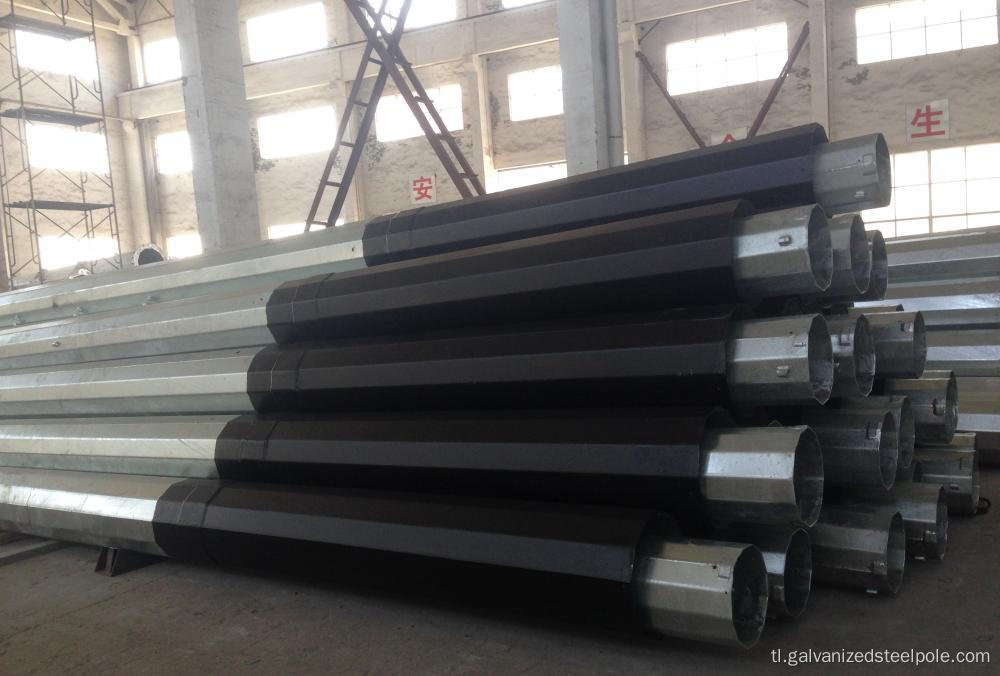 60ft Dodecagonal 69kv Transmission Steel Pole