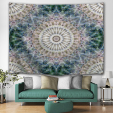 Czeska gobelin Mandala wisząca na ścianie w stylu indyjskim Boho Psychedelic Hippie Gobelin ścienny do salonu Sypialnia Home Dorm Decor