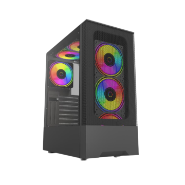 OEM Desktop Computer Computer مع ظهر زجاجي ودعم اللوحة الأم