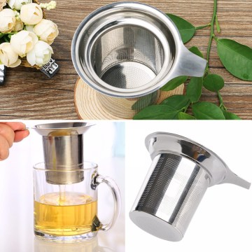 Mesh Thee-ei Herbruikbare Theezeefje Theepot Rvs Loose Tea Leaf Spice Filter Drinkware Keuken Accessoires tea strainer
