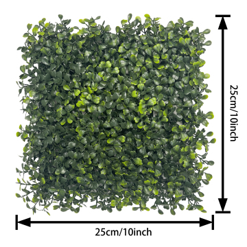 Linwoo 25cm x 25cm Artificial Grass Boxwood Panels - 6 Pcs/Carton