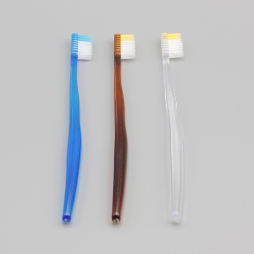 Toothbrush with transparent crystle handle brush bristle