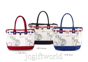 Canvasväska Tote Bag/kvinnors handväska/fritid (JC330B)