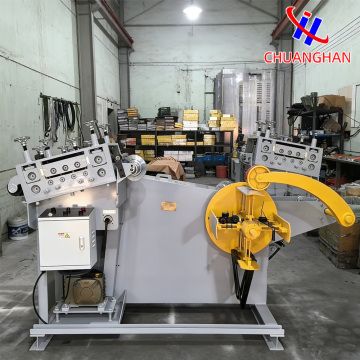 ماكينة تغذية وفك وتسوية اللفائف 2 في 1