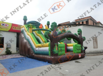 giant inflatable dry slide combo for kids and adults/toboggan gonflable KKS-L125