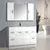 Contemporary Smart Large Double Sink Bathroom Vanity