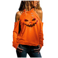 Costumes d'Halloween pour les femmes T-shirt surdimensionné lâche décontracté