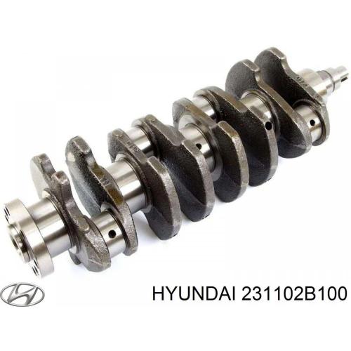 Eixo de manivela para o motor Hyundai G4fa 23110-2B100