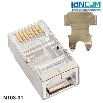 Lancom OEM,ODM Welcome competitive Price rj45 8p8c shield modular plug, best rj45 connector, rj45 plug