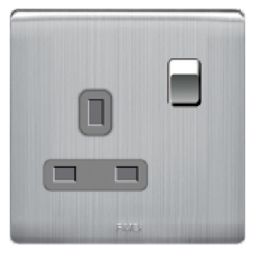 BS Socket Outlet mit DP Switch