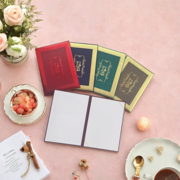 پوشه فویل طلایی زیبا برای بسته بندی لوکس