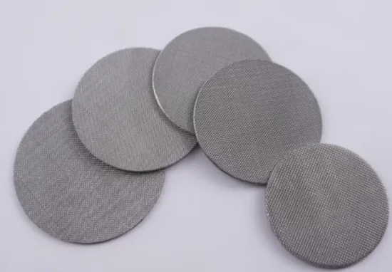 Precision Sintered Wire Mesh Disc for Industrial Filtration