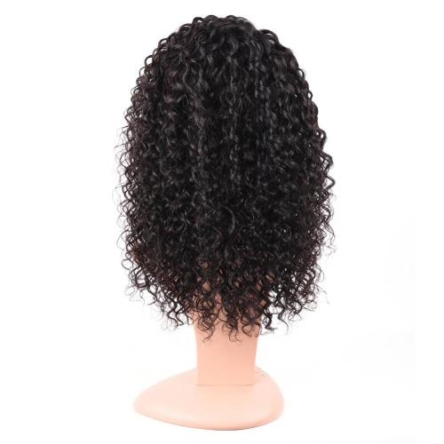 MEDIUM UNPROCESSED BRAZILIAN HAIR WAVY PART LACE WIG