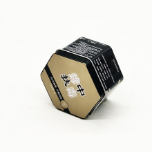 Custom hexagonal metal tin box