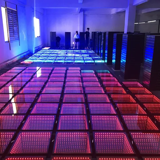 Portable LED Star Light Dance Floor Stage Lights - Kitstarlit Wireless Infinity Mirror Floor Lighting